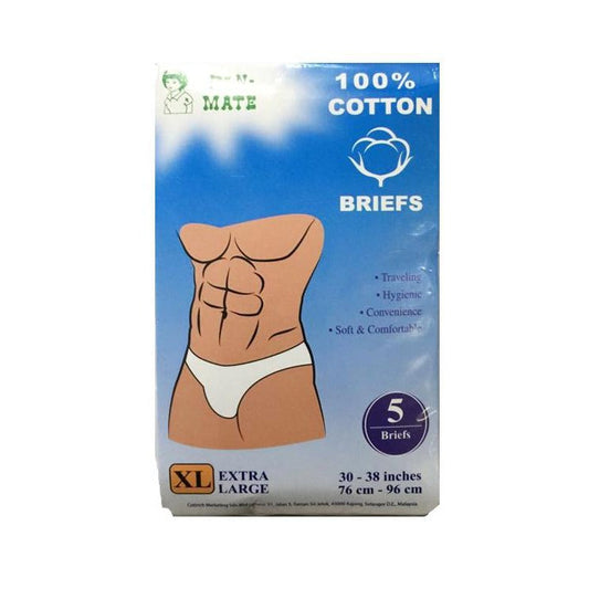 PAN-MATE 100% COTTON MEN BRIEFS XL 5S