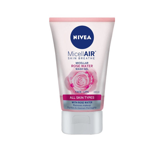 NIVEA MICELLAIR SKIN BREATHE ROSE WATER WASH GEL 150ML