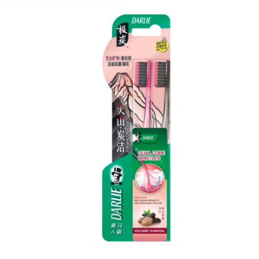 DARLIE TOOTHBRUSH VOLCANIC CHARCOAL 2S