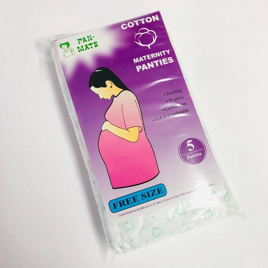 PAN-MATE 100% COTTON MATERNITY PANTIES 5S