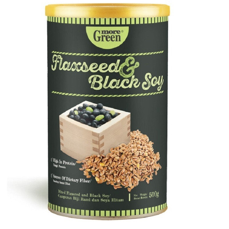 MORE GREEN FLAXSEED & BLACK SOY 500G