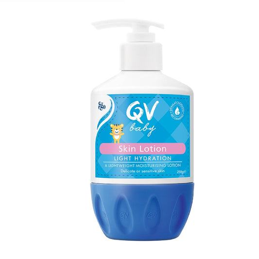 QV BABY SKIN LOTION LIGHT HYDRATION PUMP TYPE 250G