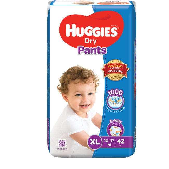 HUGGIES DRY SJP XL 42S