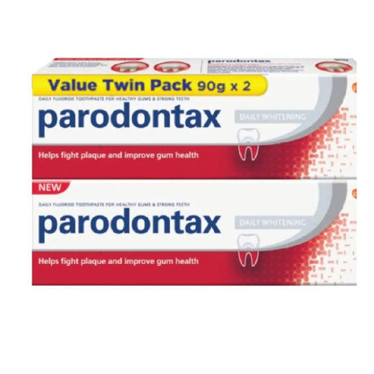PARODONTAX DAILY FLUORIDE WHITENING TOOTHPASTE 90G 2S