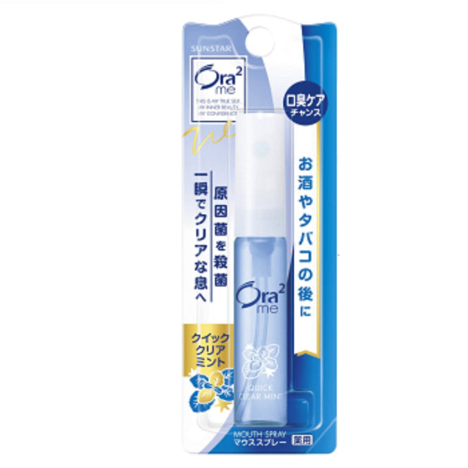 ORA2 ME QUICK CLEAR MINT ALCOHOL MOUTH SPRAY 6ML