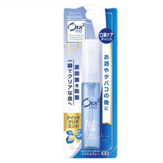 ORA2 ME QUICK CLEAR MINT ALCOHOL MOUTH SPRAY 6ML