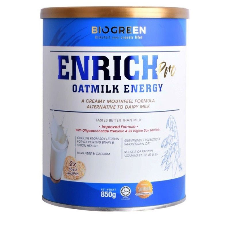 BIOGREEN ENRICH PRO OATMILK ENERGY 850G