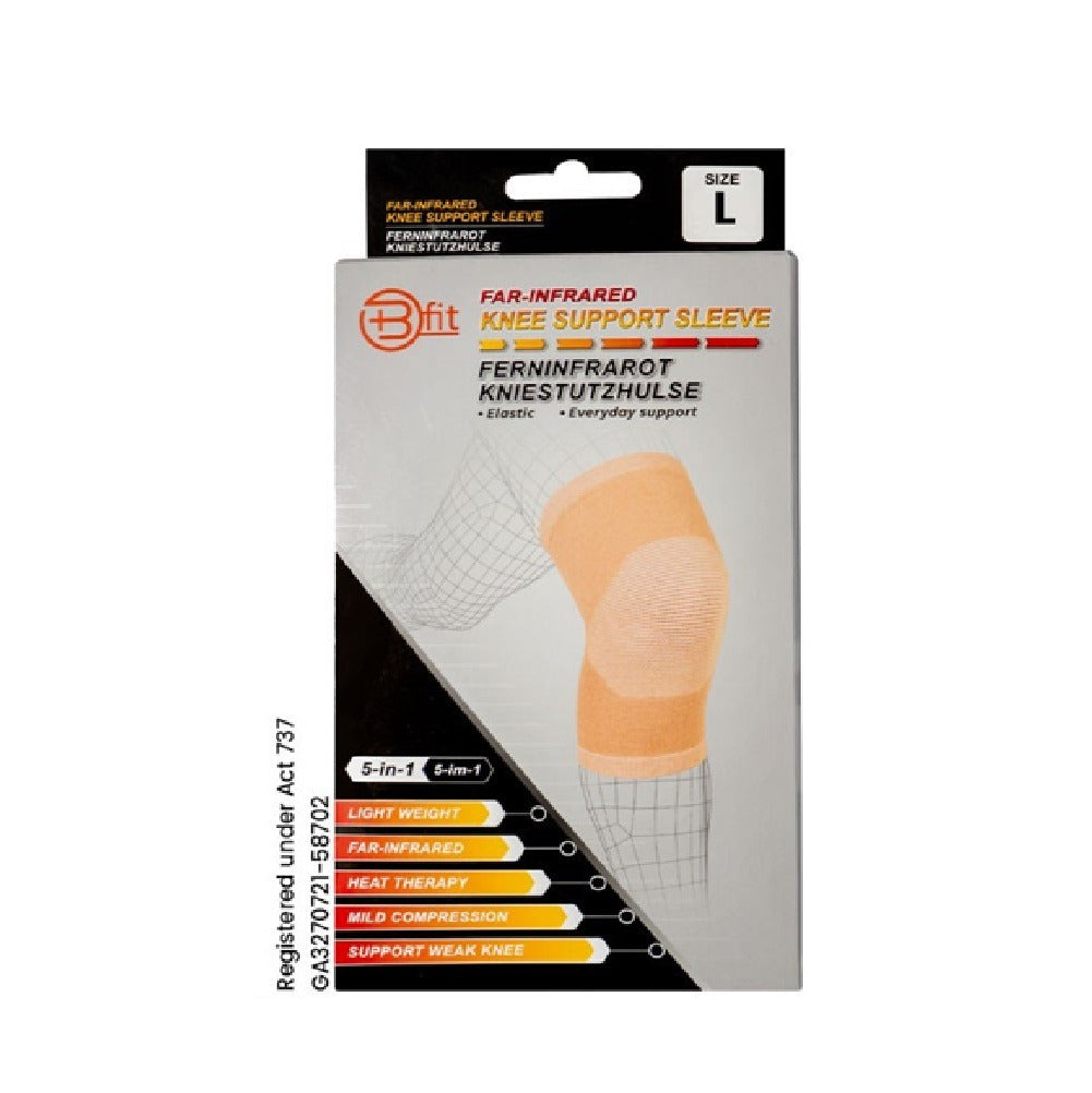 BFIT 5IN1 K122 FAR INFRARED KNEE SUPPORT SLEEVE L
