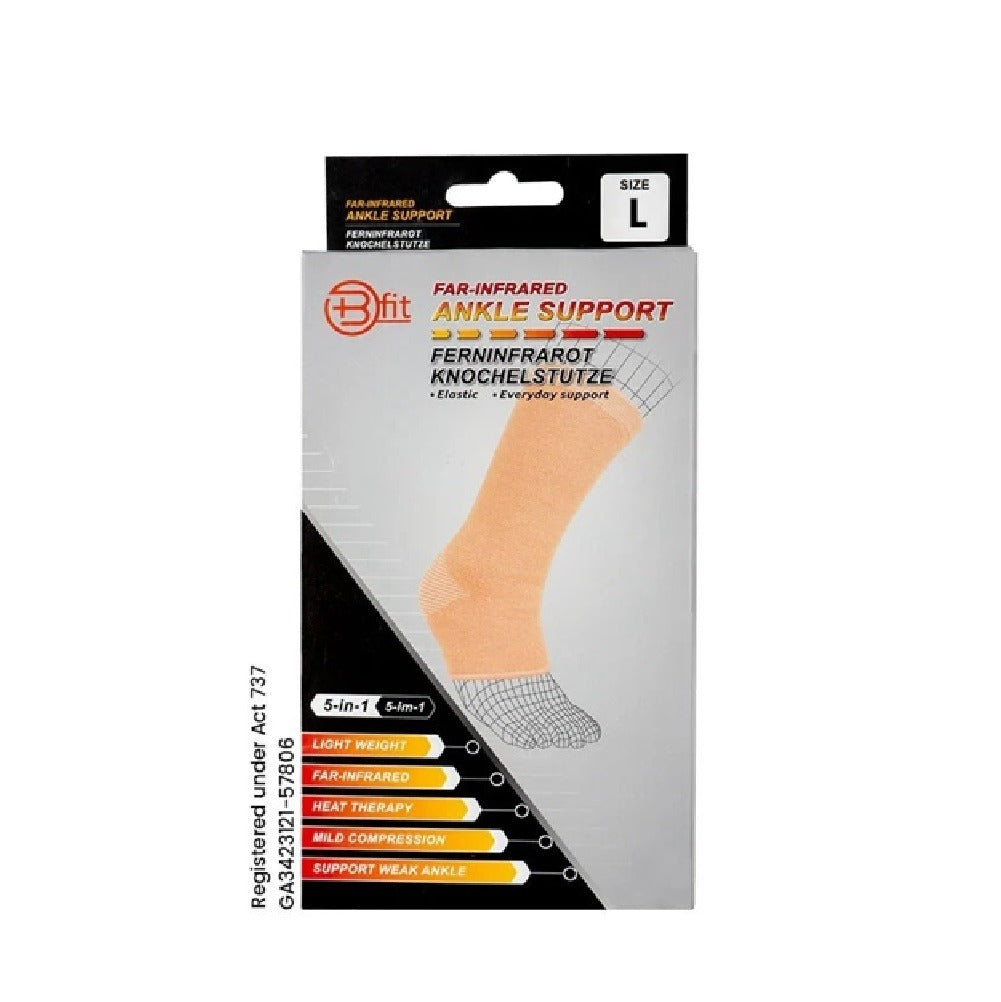 BFIT 5IN1 A121 FAR INFRARED ANKLE SUPPORT SLEEVE L
