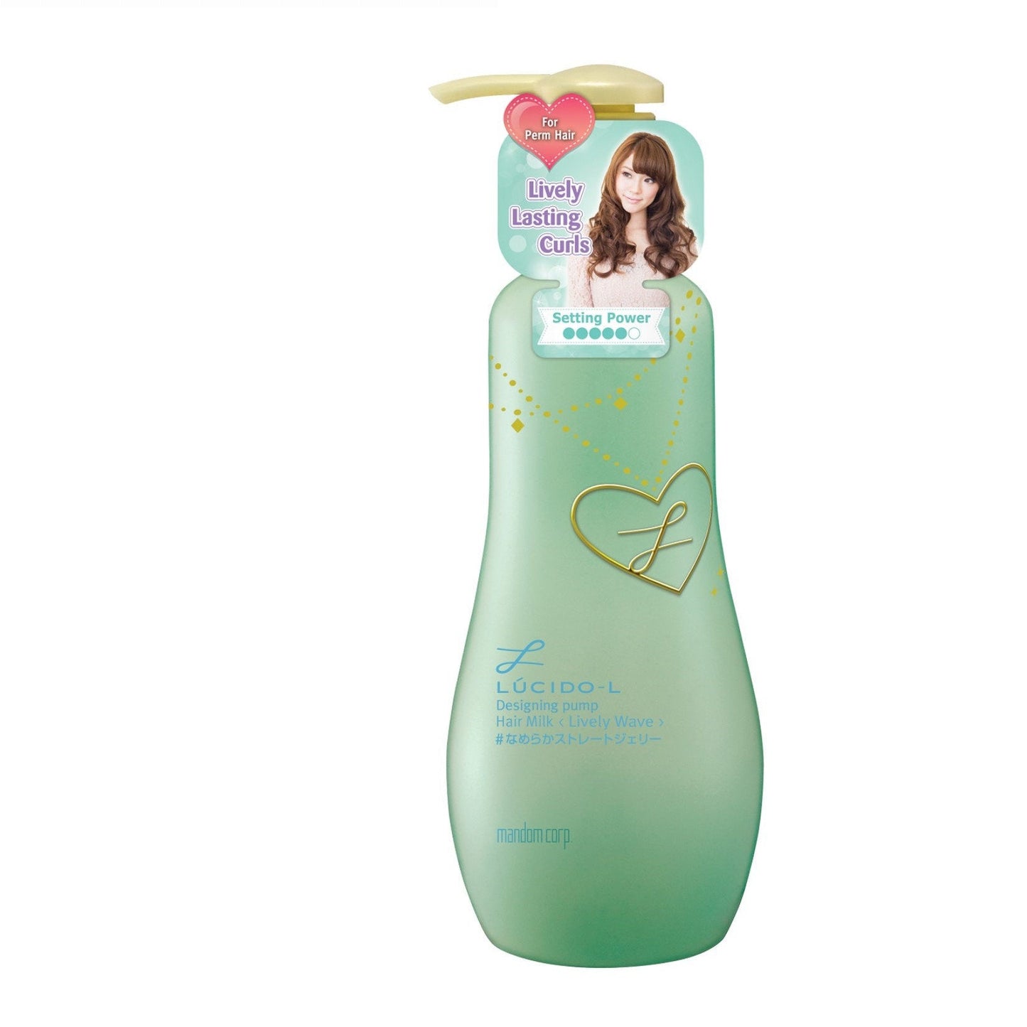 LUCIDO-L DESIGNING PUMP HAIR MILK LIVELY WAVE 200ML
