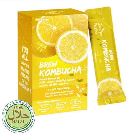 GREEN PARADISE BREW KOMBUCHA LEMON TEA 5G 10S