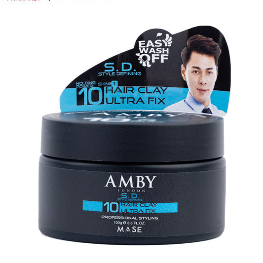 AMBY LONDON 10 HAIR CLAY ULTRA FIX 100G