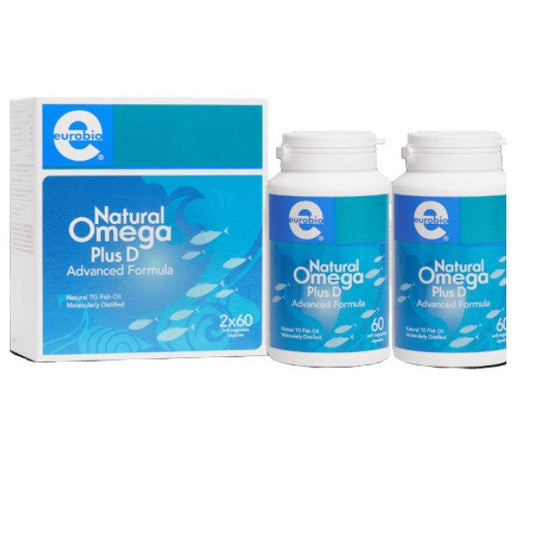 EUROBIO NATURAL OMEGA PLUS D ADVANCE FORMULA 60SX2