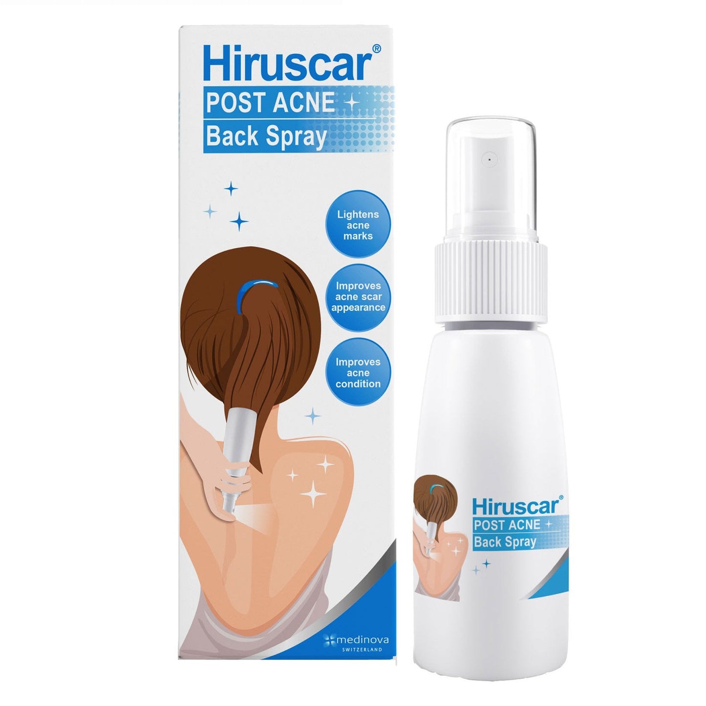 HIRUSCAR POST ACNE BACK SPRAY 50ML