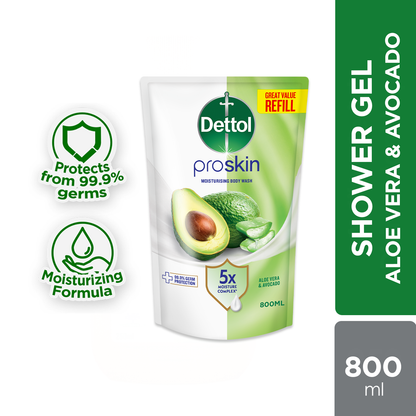 DETTOL ONZEN BODY WASH MOISTURIZING REFILL 800G