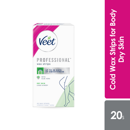VEET COLD WAX STRIPS DRY SKIN 20S