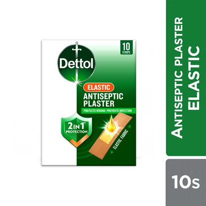 DETTOL ANTISEPTIC ELASTIC PLASTER 10S