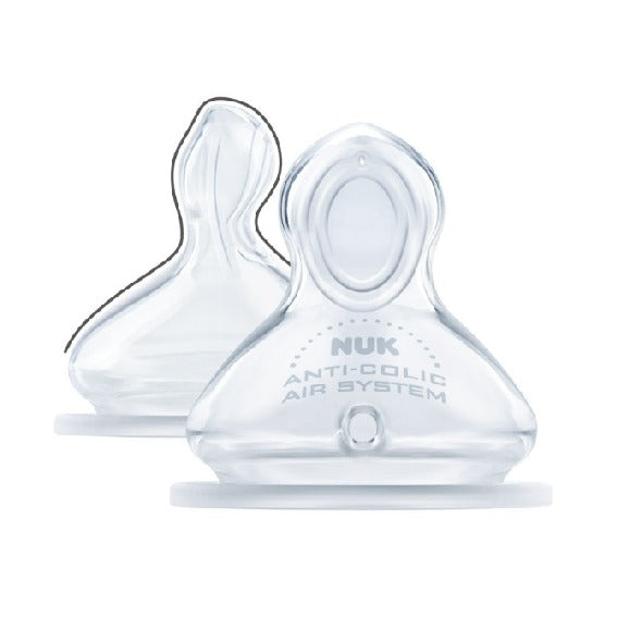 NUK PREMIUM CHOICE SILICONE TEAT S1 M 2S/CARD (NU40709614)