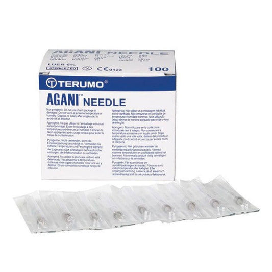 TERUMO AGANI HYPODERMIC NEEDLE 26G X 1/2IN 5SX20