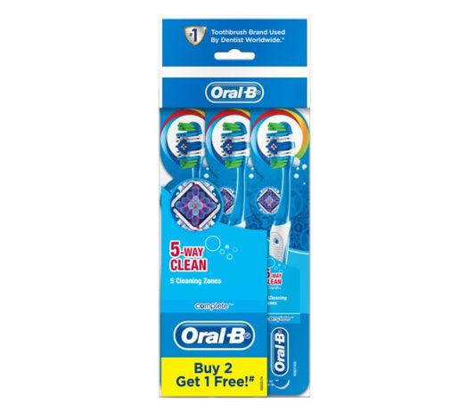 ORAL B COMPLETE 5 WAY CLEAN SOFT POLYBAG 3S
