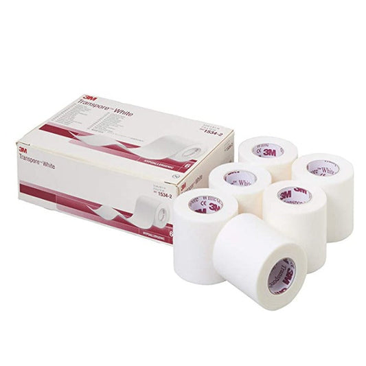 3M TRANSPORE WHITE 2IN X 10YD 6S