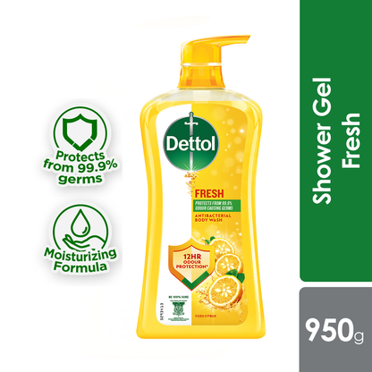 DETTOL SHOWER GEL FRESH 900G