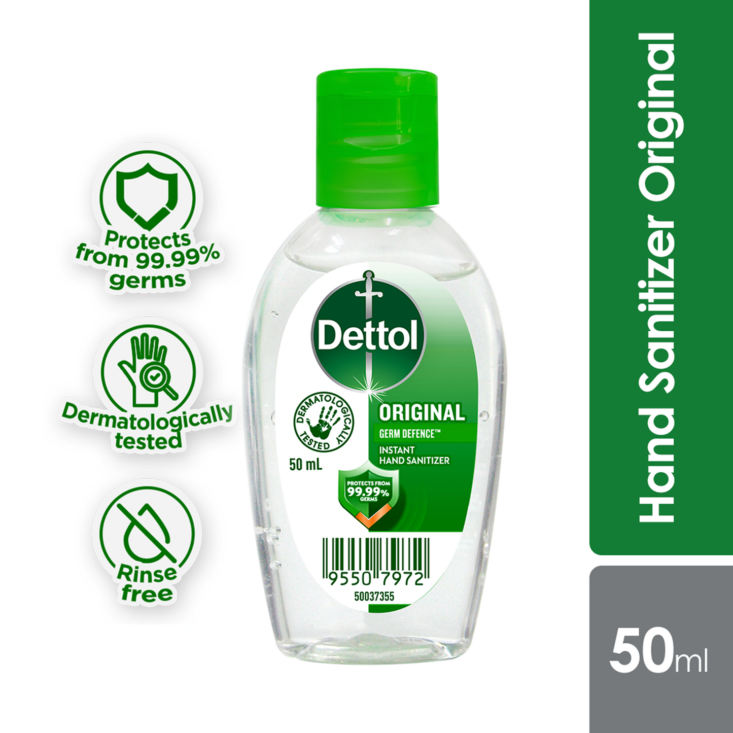 DETTOL HAND SANITISER ORIGINAL 50ML