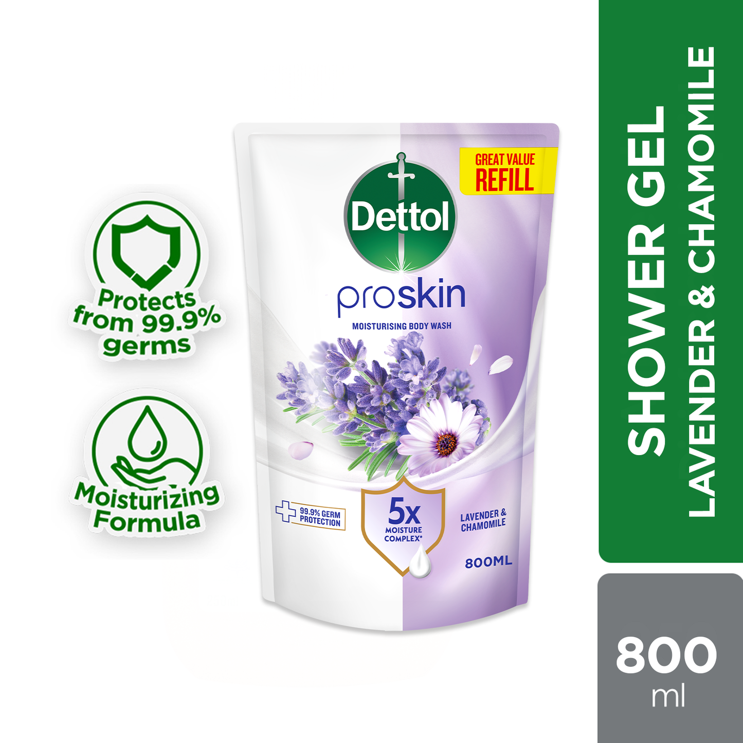 DETTOL SHOWER GEL LAVENDER & CHAMOMILE (VALUE REFILL) 720G