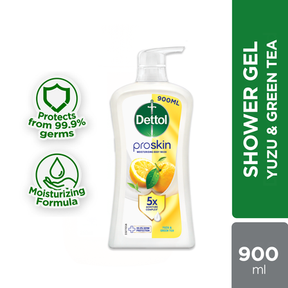 DETTOL SHOWER GEL GREEN TEA & BERGAMOT 800G