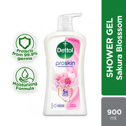 DETTOL SHOWER GEL SKINCARE 900G