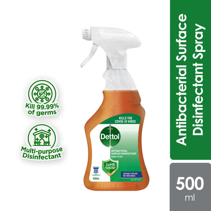 DETTOL ANTIBACTERIAL SURFACE DISINFECTAN TRIGGER SPRAY 500ML