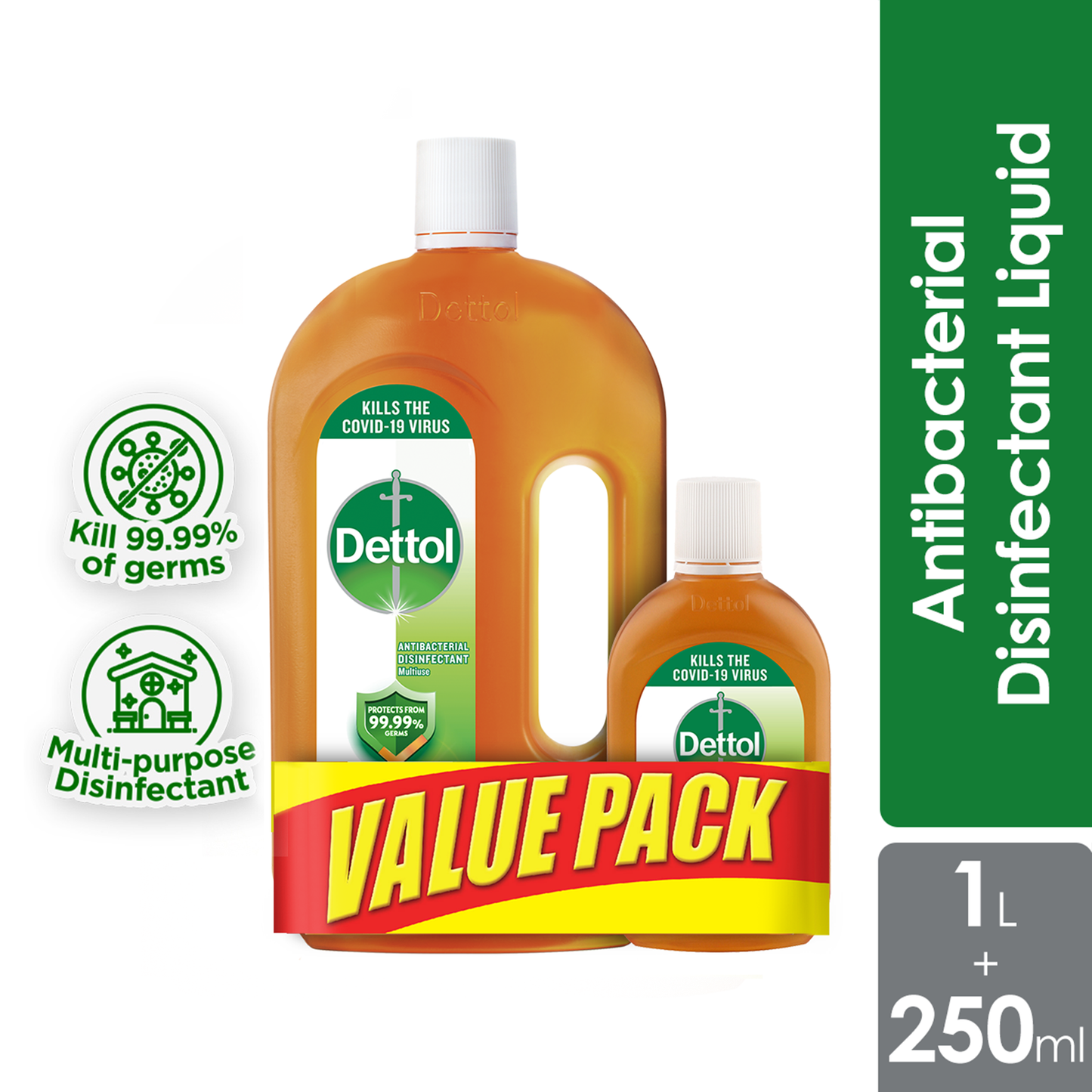 DETTOL LIQ 1L+250ML