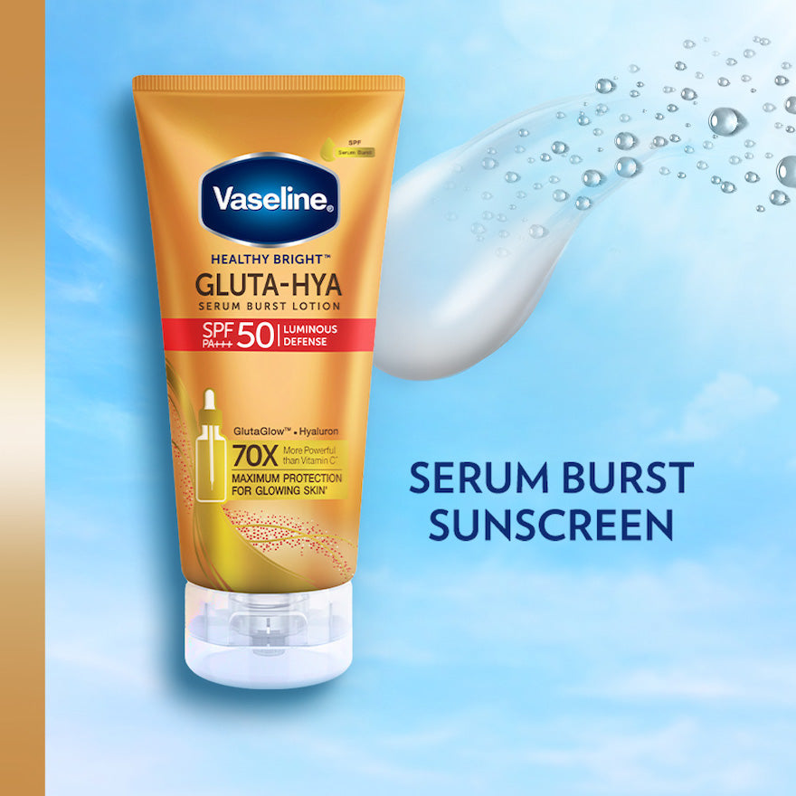 VASELINE GLUTA-HYA SERUM BURST LOTION SPF50 50ML