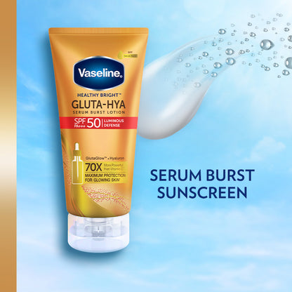 VASELINE GLUTA-HYA SERUM BURST LOTION SPF50 50ML