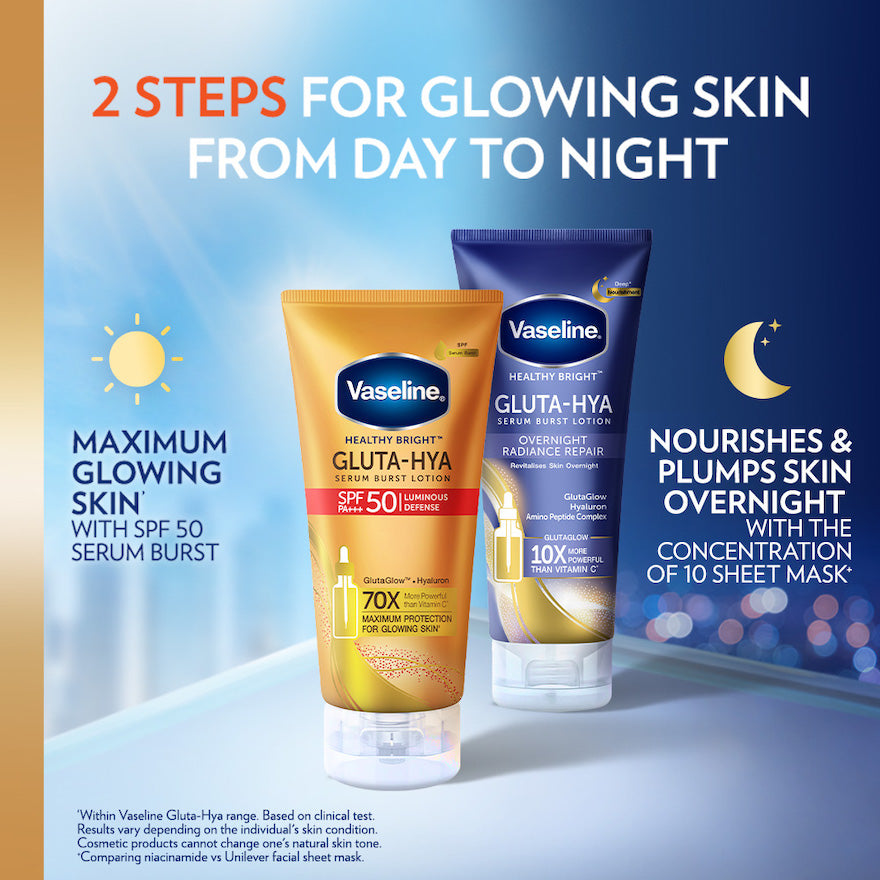 VASELINE GLUTA-HYA SERUM BURST LOTION SPF50 50ML