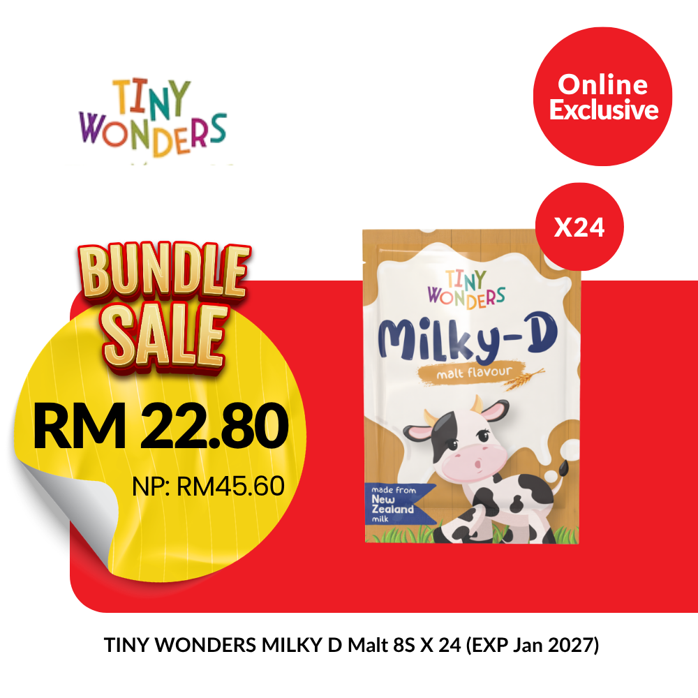 TINY WONDERS MILKY D Malt 8S X 24 (EXP Jan 2027)