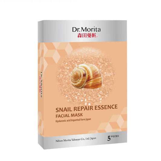 DR MORITA SNAIL REPAIR ESSENCE FACIAL MASK 5S