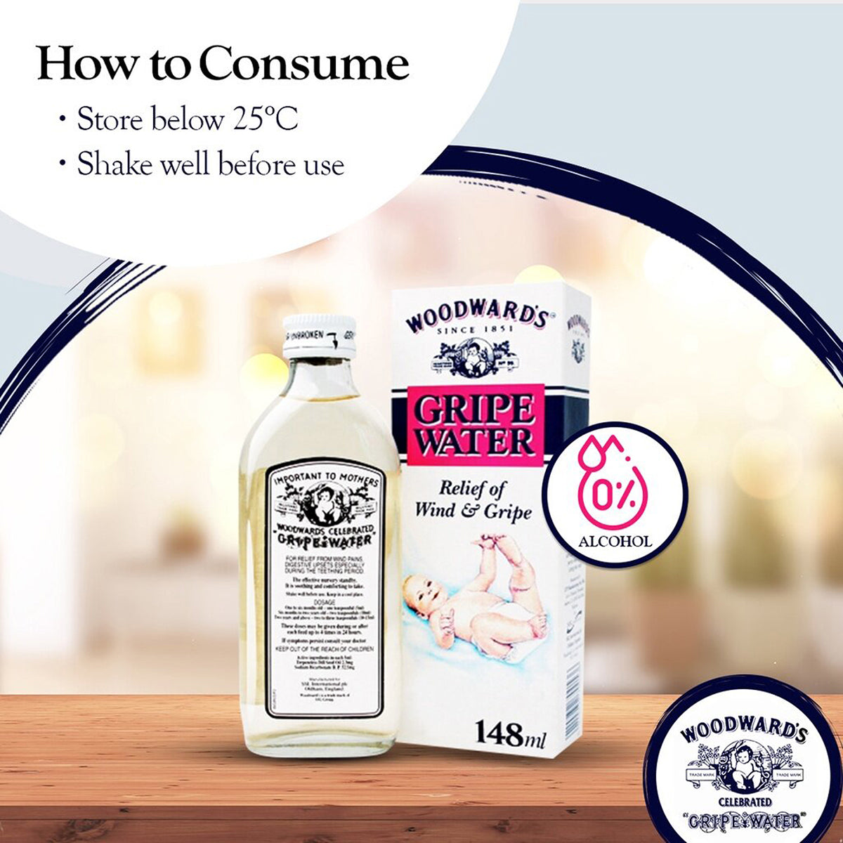 WOODWARDS GRIPE WATER 148ML