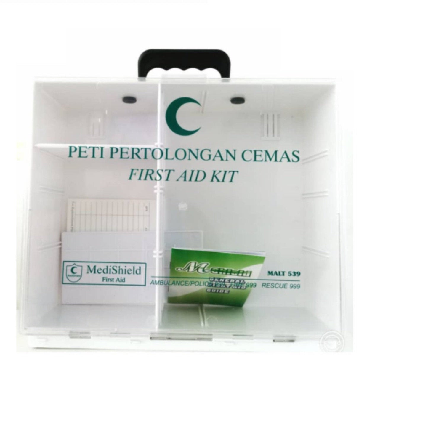 MEDISHIELD TRANSPARENT FIRST AID KIT MALT539(EQUIPPED)