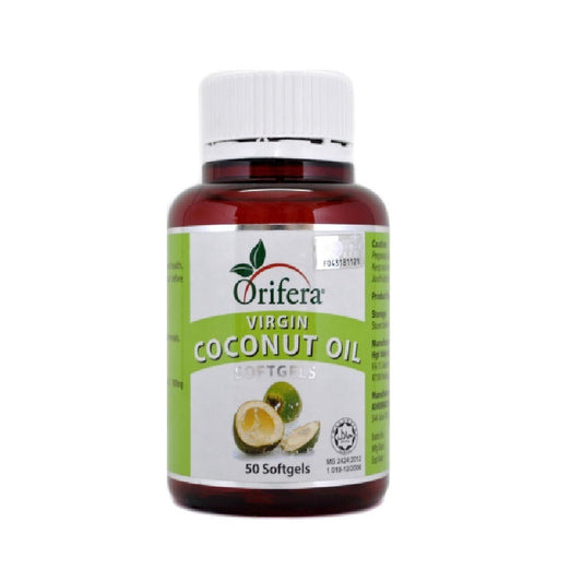 ORIFERA VIRGIN COCONUT OIL SOFTGELS 50S