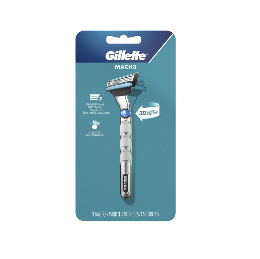 GILLETTE MACH 3 TURBO 3D 2UP RAZOR 1S