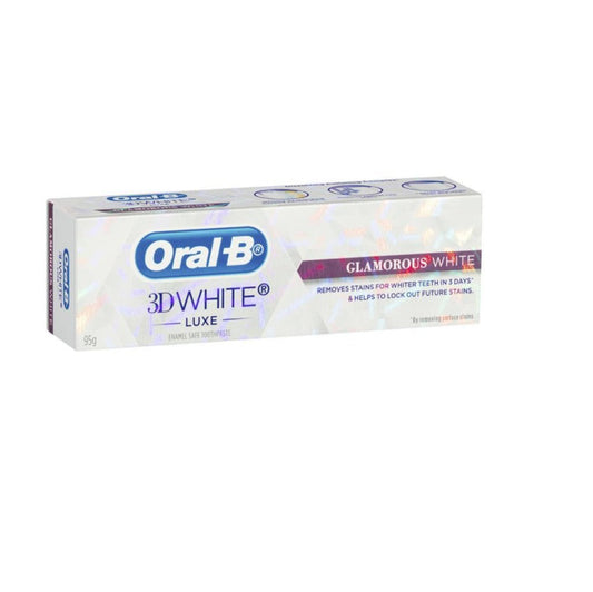 ORAL B 3D WHITE GLAMOROUS WHITE TOOTHPASTE 95G