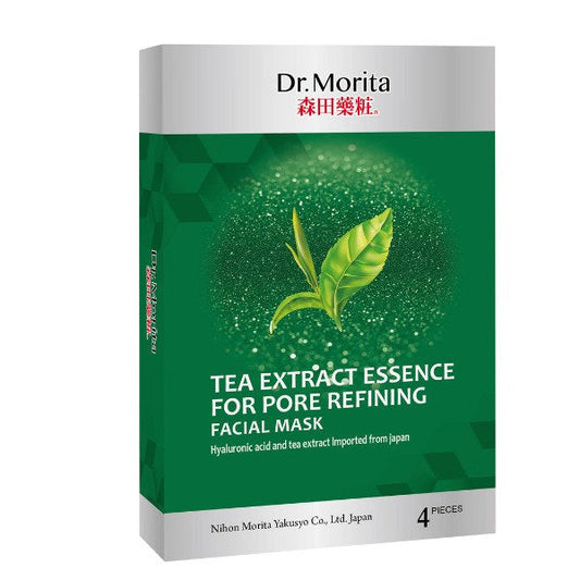 DR MORITA TEA EXTRACT ESSENCE FOR PORE REFINING FACIAL MASK 4S