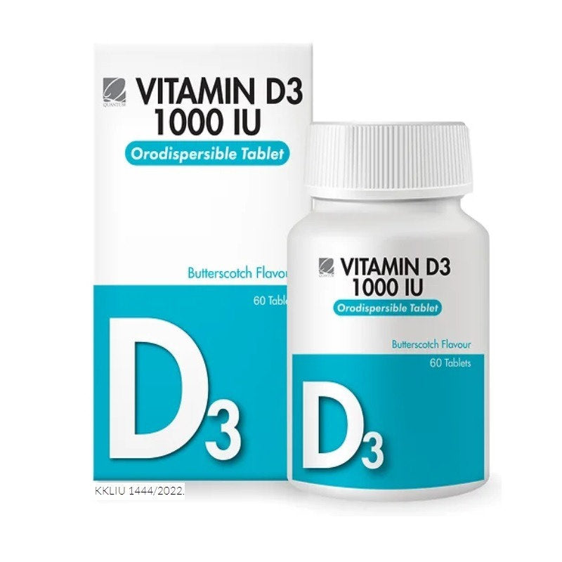 QUANTUM VITAMIN D3 1000IU ORODISPERSABLE TABLET 60S