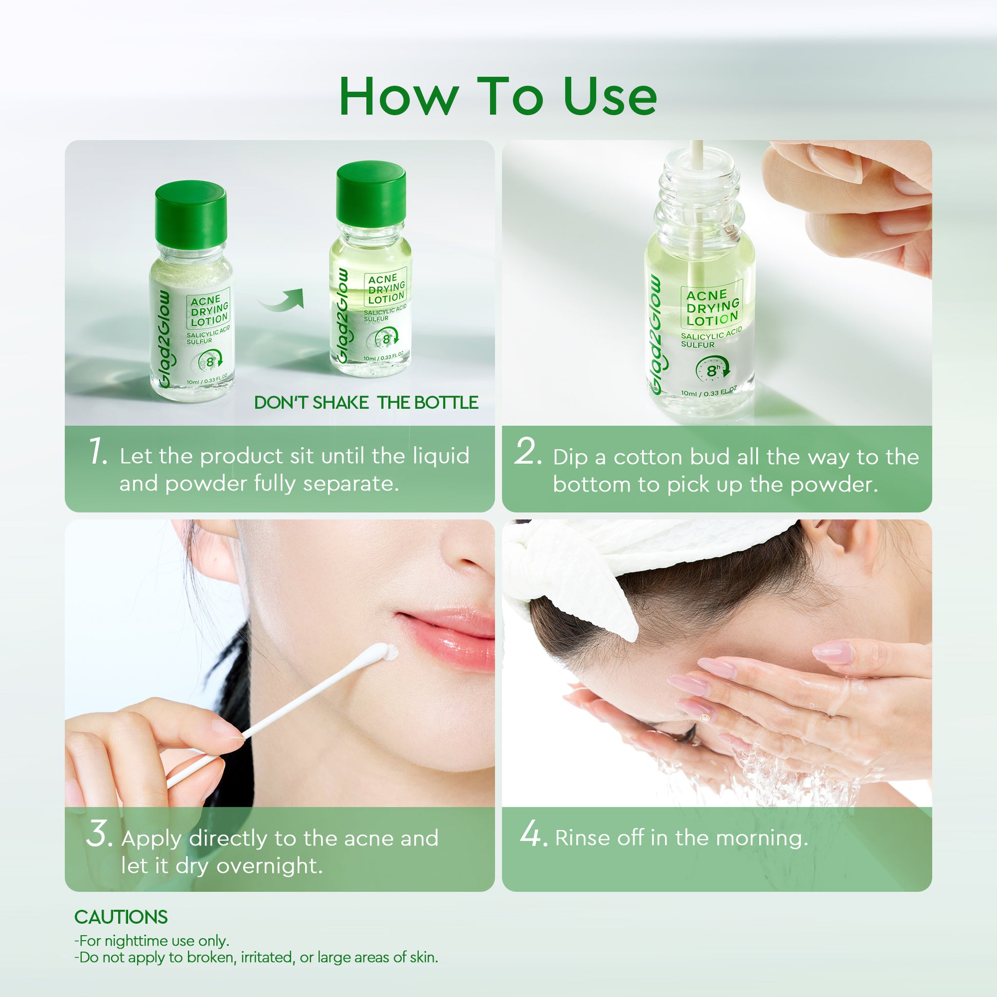 GLAD2GLOW ACNE DRYING LOTION 10ML