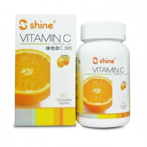 SHINE VIT C 500MG CHEWABLE TAB 60S