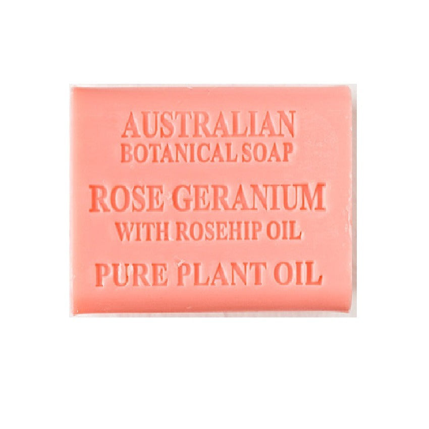 AUSTRALIAN BOTANICAL SOAP ROSE GERANIUM200G