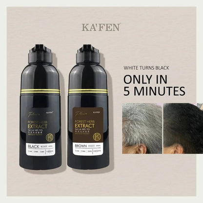 KAFEN HAIR COLOR SHAMPOO BROWN 400ML