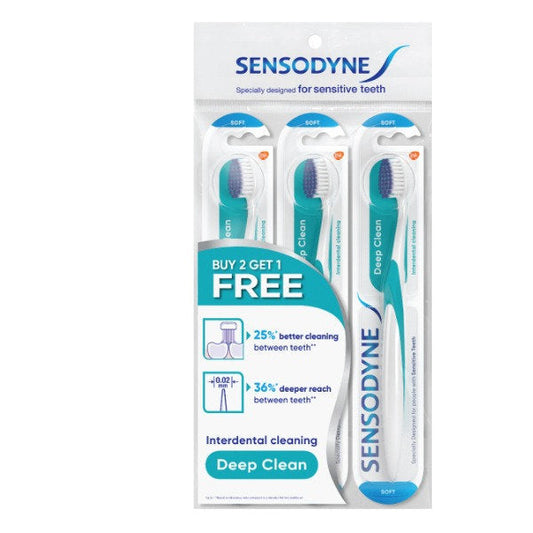 SENSODYNE DEEP CLEAN TOOTHBRUSH (B2F1)