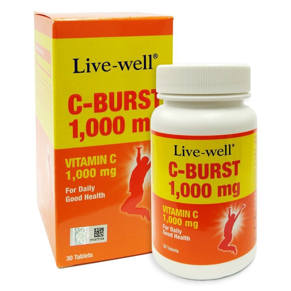 LIVE-WELL C-BURST 1000MG 30S